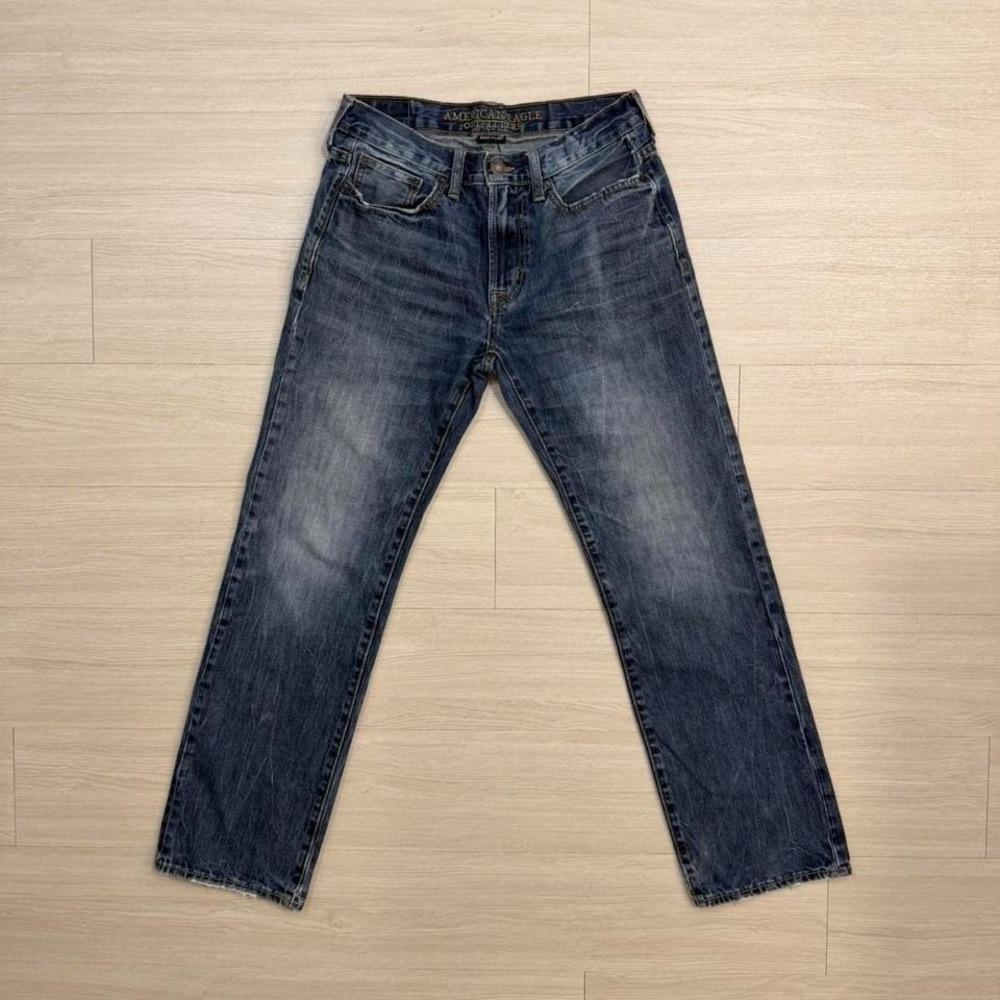 American Eagle Dark Wash Original Straight Jeans Men's Size 29x32